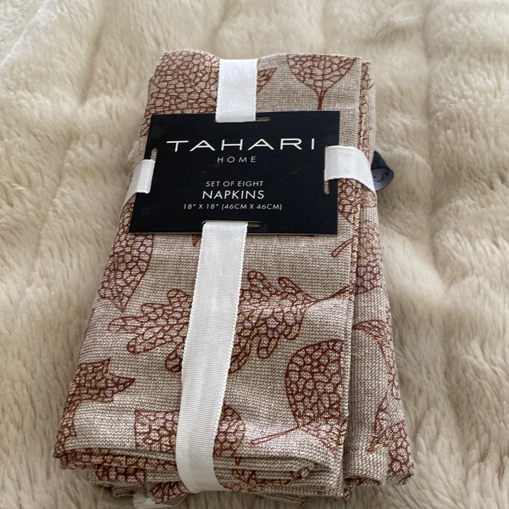 Leaf/ Fall cotton napkins